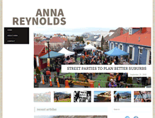 Tablet Screenshot of annareynolds.org